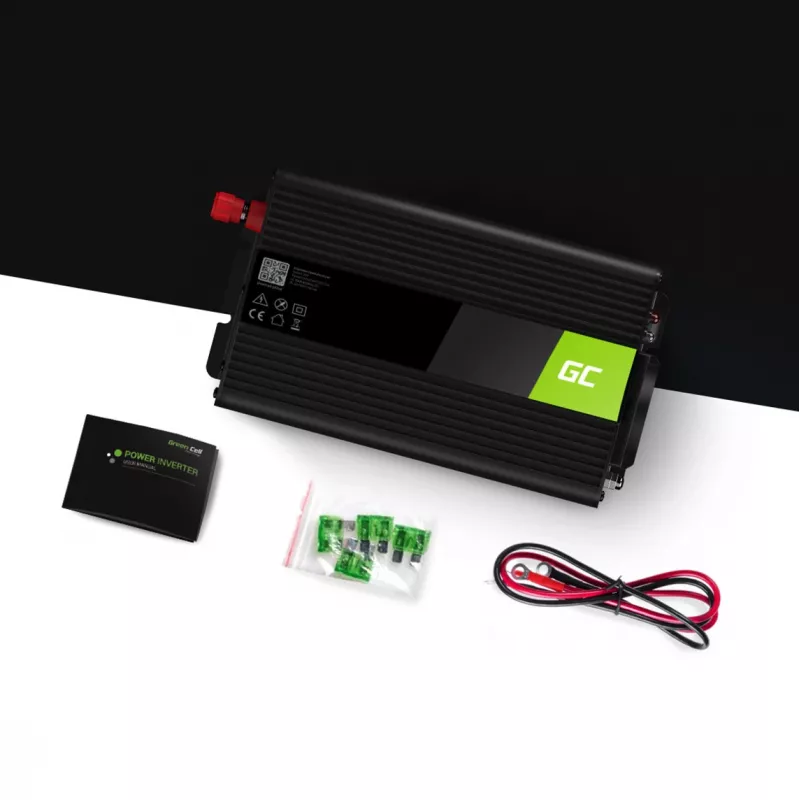 Green Cell INV08 napájací zdroj/invertor Outdoor 1000 W čierny