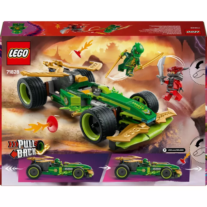 LEGO stavebnica NINJAGO Lloydov Action Speedster 71828, 181 dielov, 2 minifigúrky, vek 7+