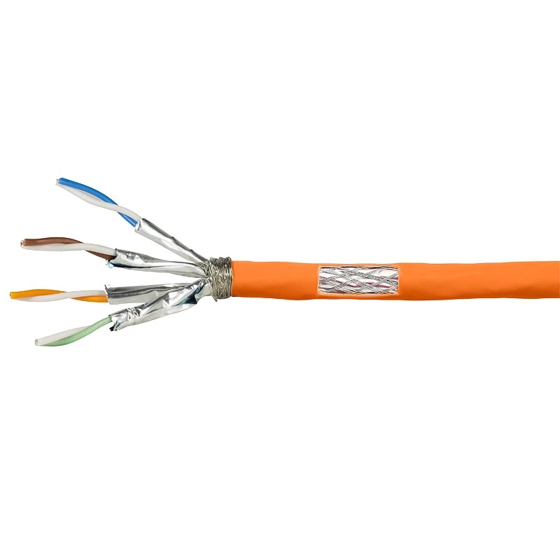Sieťový kábel LogiLink CPV0060 RJ45 Cat7 100 m oranžový