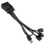 USB hub Lian Li PW-U2TPAB Type-A samec 1-na-3 IDC 9-pin
