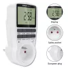 Elektronický časovač QOLTEC PC0628 s LCD displejom, 24-hodinové odpočítavanie
