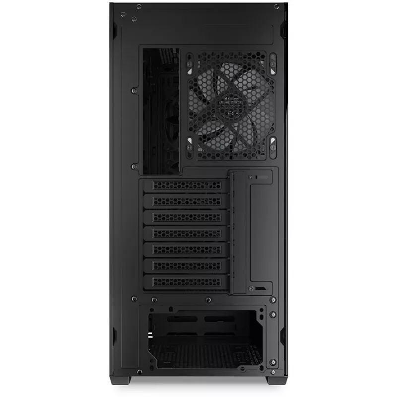 PC skriňa Sharkoon AK4W RGB pásiková Midi Tower čierna