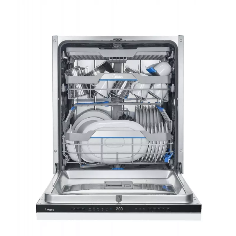 Midea MDWEB1403MB-WI vstavaná umývačka riadu, 60 cm, 14 súprav riadu, 44 dB, Wi-Fi, energetická trieda C