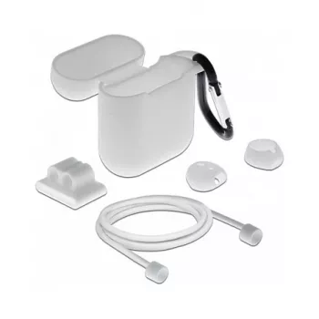 Puzdro DeLOCK Apple AirPods sada príslušenstva biela