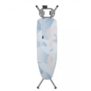 Žehliaca doska v plnej veľkosti VILEDA Bravo Plus 143032 — výškovo nastaviteľná 80–97 cm, žehliaca plocha 380×1200 mm, oceľová mriežková doska