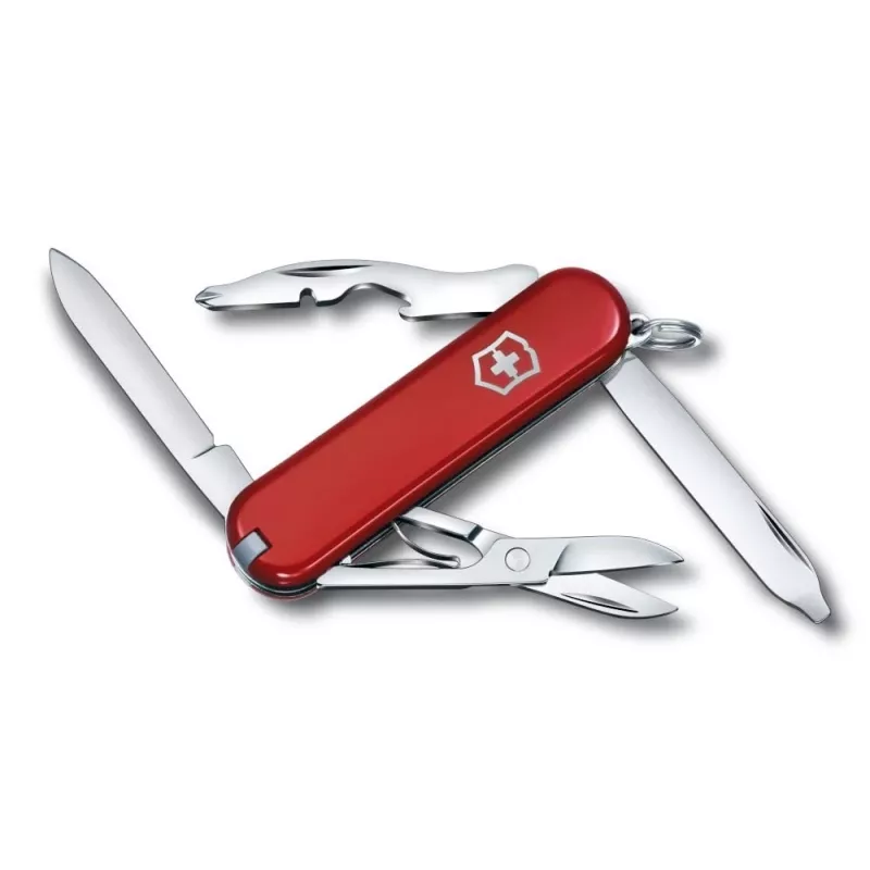 Multitool nôž Victorinox Rambler Clip-Point čepeľ 5,8 cm červený