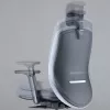 Up Up Athene ergonomická kancelárska stolička čierna, sivá + modrá látka