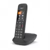 Gigaset C575 analógový/DECT telefón so zobrazením čísla volajúceho čierny