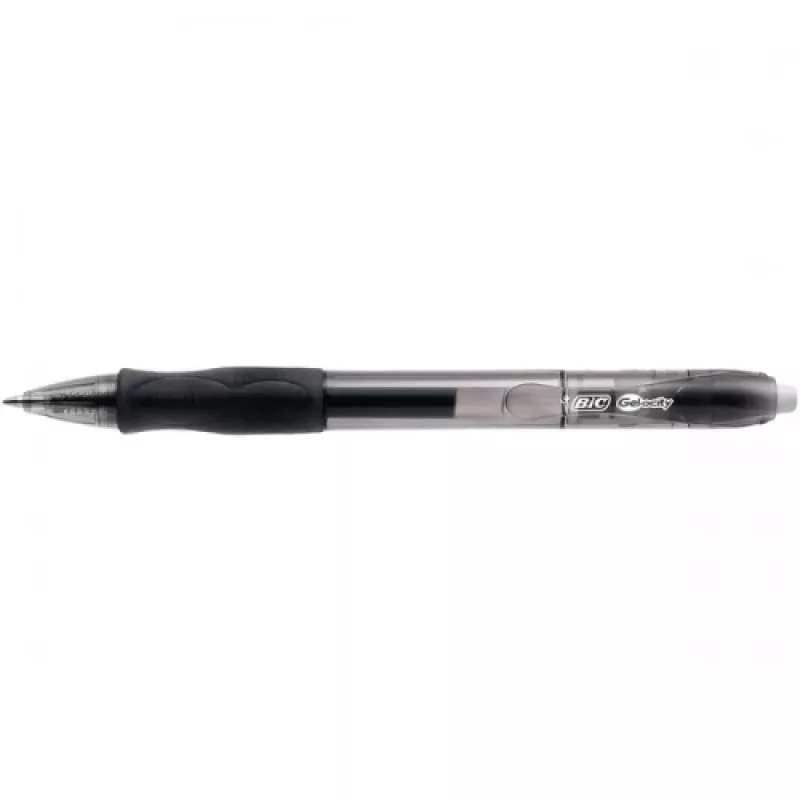 Gélové pero BIC GEL-OCITY 0,7 mm čierne — hrot 0,7 mm, čierny atrament
