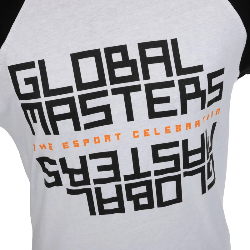 Global Masters tričko GM Text – biela (XL)