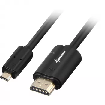 HDMI kábel Sharkoon 1,5 m HDMI/Micro HDMI