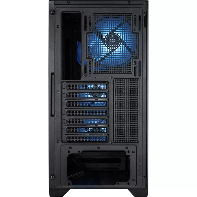 PC skriňa Silentware Flow 110 A-RGB čierna — Mid-Tower skriňa, bočný panel z tvrdeného skla
