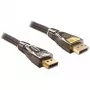 DisplayPort kábel DeLOCK 82770 1 m čierny hnedý
