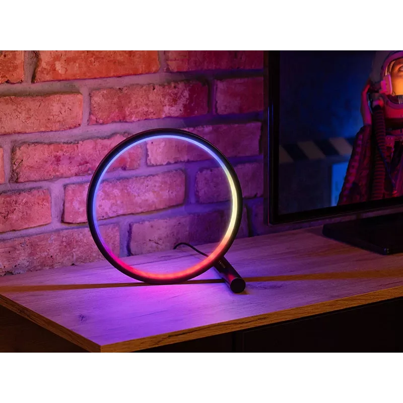 Stolná lampa TRACER Ambience Smart Circle LED RGB — dekoratívny inteligentný LED kruh