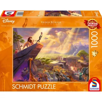 Thomas Kinkade Studios: Disney Dreams Collection - Der König der Löwen, puzzle 1000 dielikov
