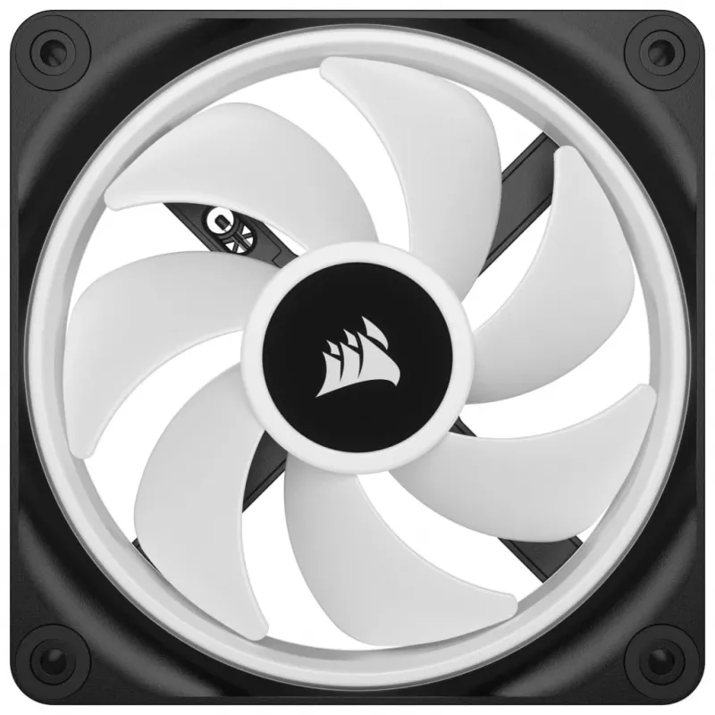 Corsair CO-9051001-WW iCUE LINK QX120 RGB skriňový ventilátor, 120 mm, PWM, s teplotným senzorom, čierny