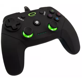 Gamepad ESPERANZA EGG110K káblový USB s vibráciami, 12 tlačidiel, 1,5 m kábel — pre PC a PS3