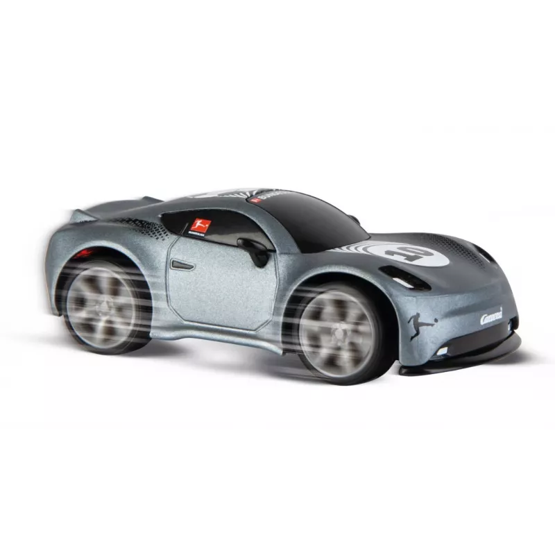RC auto Bundesliga Mini RC 1:43 sivá