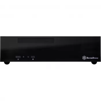 SilverStone MILO ML09 - Desktop - Mini-ITX - bez napájacieho zdroja (SFX12V) - čierna - USB/audio (SST-ML09B)
