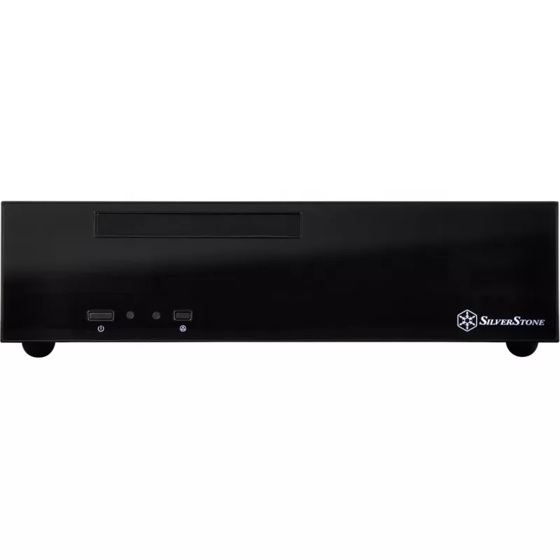 SilverStone MILO ML09 - Desktop - Mini-ITX - bez napájacieho zdroja (SFX12V) - čierna - USB/audio (SST-ML09B)
