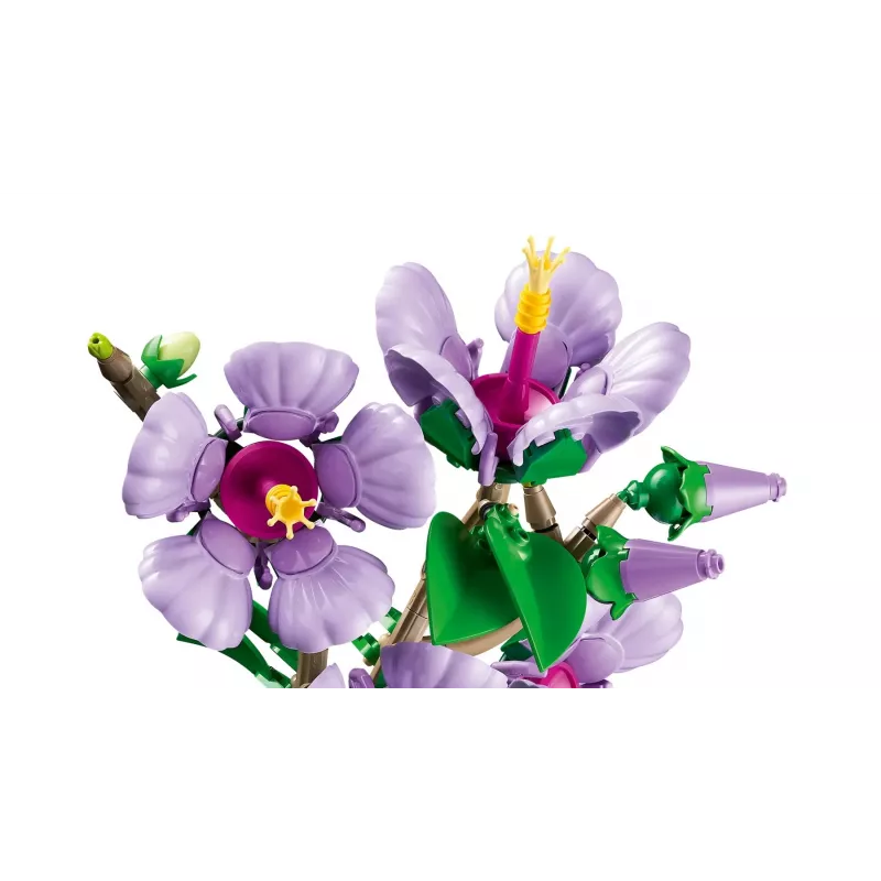 LEGO Botanical stavebnica Hibiscus Flower 10372 – 660 dielov, výstavný model, 250×360×130 mm
