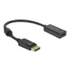 Adaptér DisplayPort 1.2 konektor samec na HDMI konektor samica 4K DeLOCK 63559