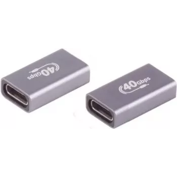 USB-C konektor samec ShiverPeaks 13-60003 40 Gbit/s kovové puzdro, jednostranný dátový/nabíjací port