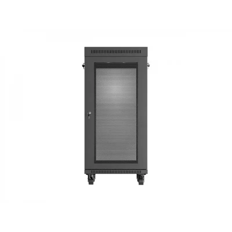 Racková skriňa LANBERG FF01-6624-23BL 24U samostatne stojaca 19 palcov 600×600 mm IP20 čierna