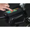 Extralink cyklistická taška, vodoodolná rámová taška s puzdrom na telefón