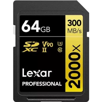 Lexar Professional 2000x SDXC 64GB UHS-II U3 V90 Pamäťová karta (LSD2000064G-BNNNG)