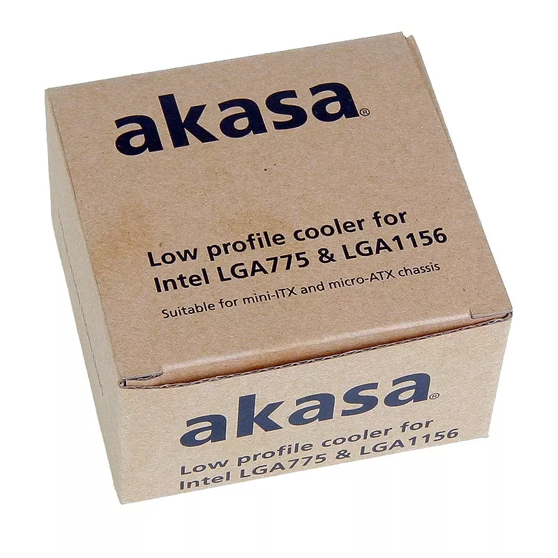 Akasa AK-CCE-7106HP počítačový chladiaci systém procesorový chladič čierny, strieborný