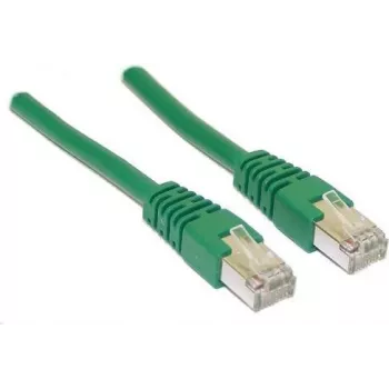 Wentronic Goobay CAT 5e patch kábel, F/UTP, zelený, 0,25 m - CCA medená zmes (68619)