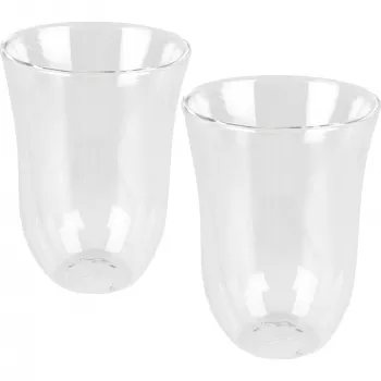 Kávové sklo DeLonghi De’Longhi 5513214611 transparentné sklo 2 ks 220 ml 117 mm