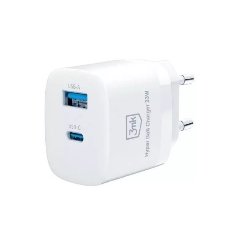 Nabíjačka 33W GaN PD 1xUSB-A+1xUSB-A