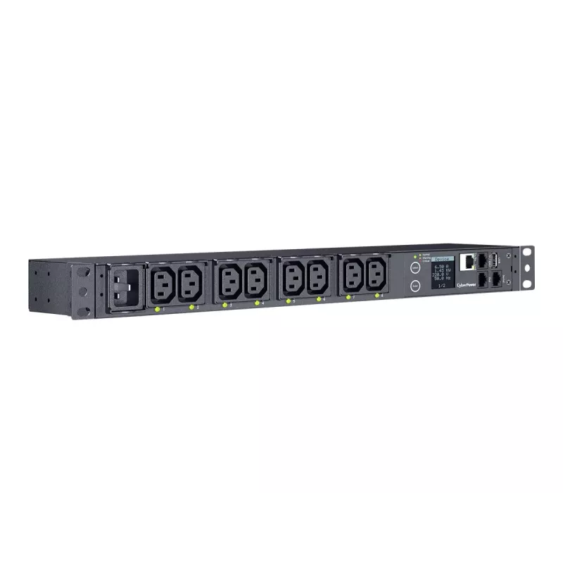 CyberPower PDU41005 jednotka rozvodu napájania (PDU) 8 AC výstupov 1U čierna