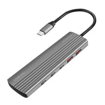 Ultra-slim USB 3.2 hub 2xUSB-A, 8xUSB-C, PD, 100W