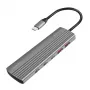 Ultra-slim USB 3.2 hub 2xUSB-A, 8xUSB-C, PD, 100W
