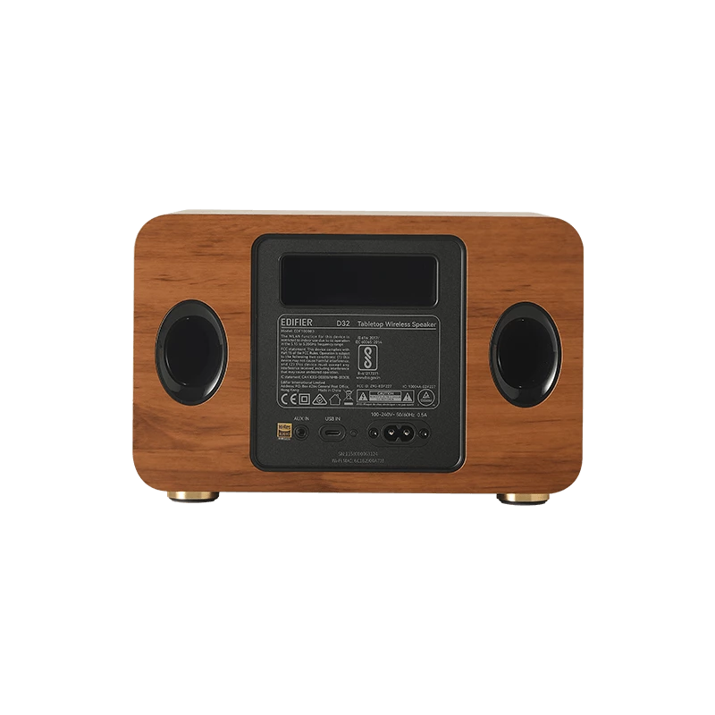Edifier D32 Multiroom WiFi reproduktor Bluetooth Drevo retail - Reproduktory (D32 WD)