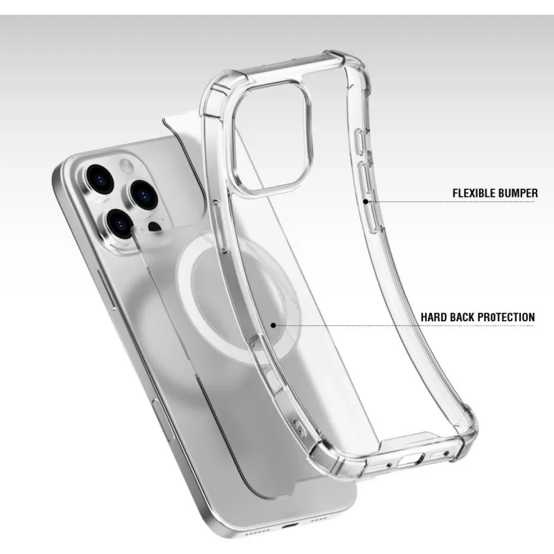 Hybridné puzdro 4smarts Ibiza pre Apple iPhone 16 Pro Max kompatibilné s MagSafe