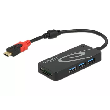 USB hub DeLOCK USB 3.0 Type-C 3 porty