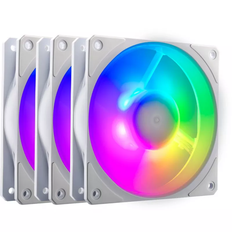 COOLER MASTER Mobius 120P ARGB 120mm biela 3-bal