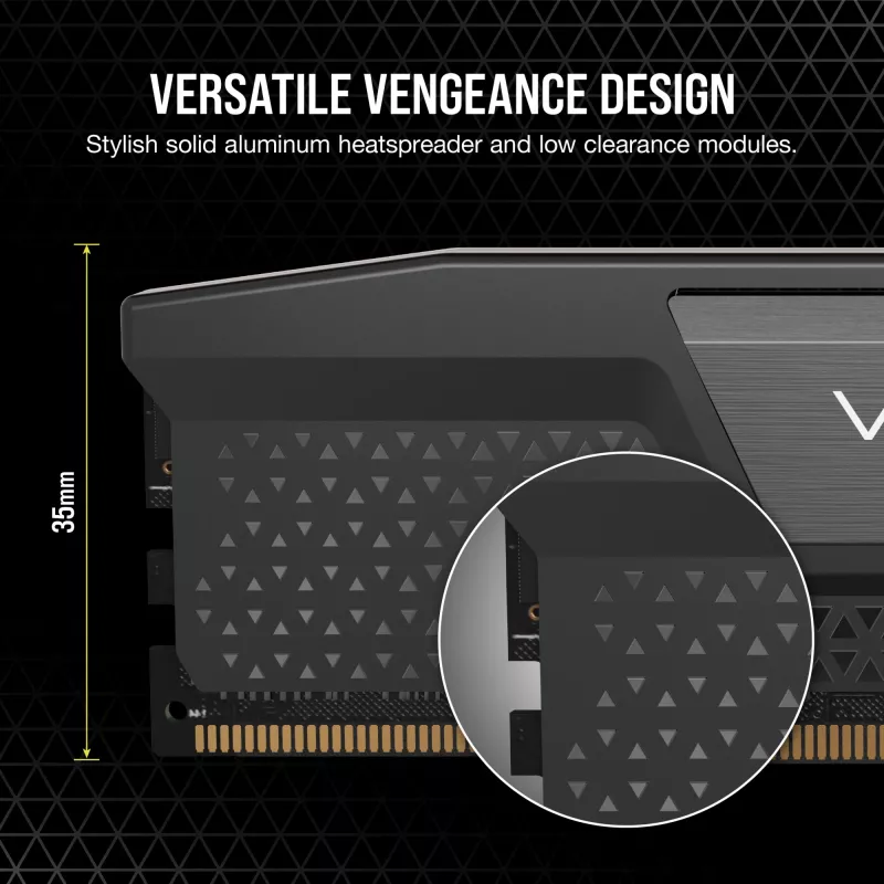VENGEANCE® 48GB (2x24GB) DDR5 DRAM 7000MT/s CL36 pamäťová sada