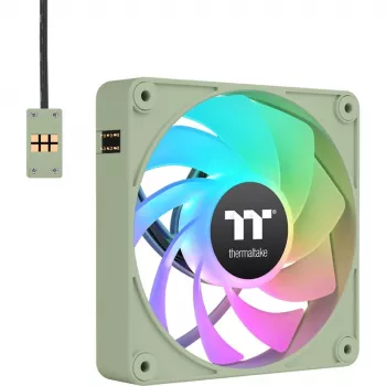 Thermaltake CT120 EX Reverse ARGB Sync 120 mm 3-balík skriňový ventilátor – Matcha Green