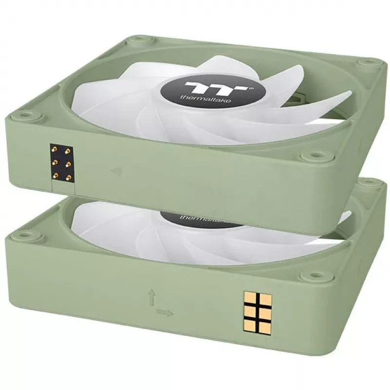 Thermaltake CT140 EX Reverse ARGB 140mm ventilátor 3-balík - Matcha Green