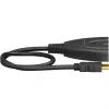 HDMI prepínač 3 to 1 (4K @ 60Hz), HDMI switch (čierna, 55cm kábel)