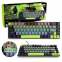 Mechanická klávesnica MEDIA-TECH MT1260 Red Core MX60, 60% formát, spínače CHERRY MX Red, RGB podsvietenie, USB, zelená