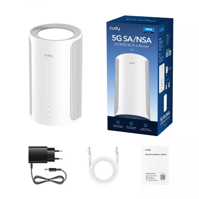 Router Mesh rýchla výkonná domáca sieť WiFi-6 AX3000 dualband Cudy P4 5G S