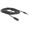 Audio kábel DeLOCK 84667 2 m 3,5 mm čierny
