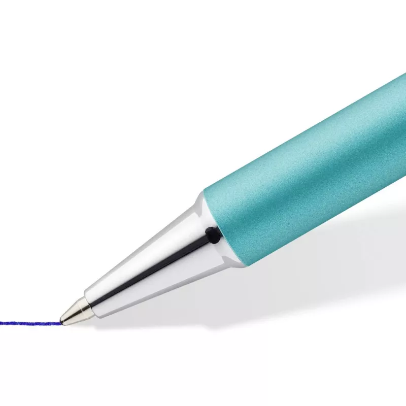 Staedtler elance 421 45 guľôčkové pero s výsuvným mechanizmom, Pacific Blue, modrý atrament