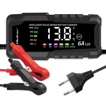 Nabíjačka 12V 6A usmerňovač s funkciou opravy